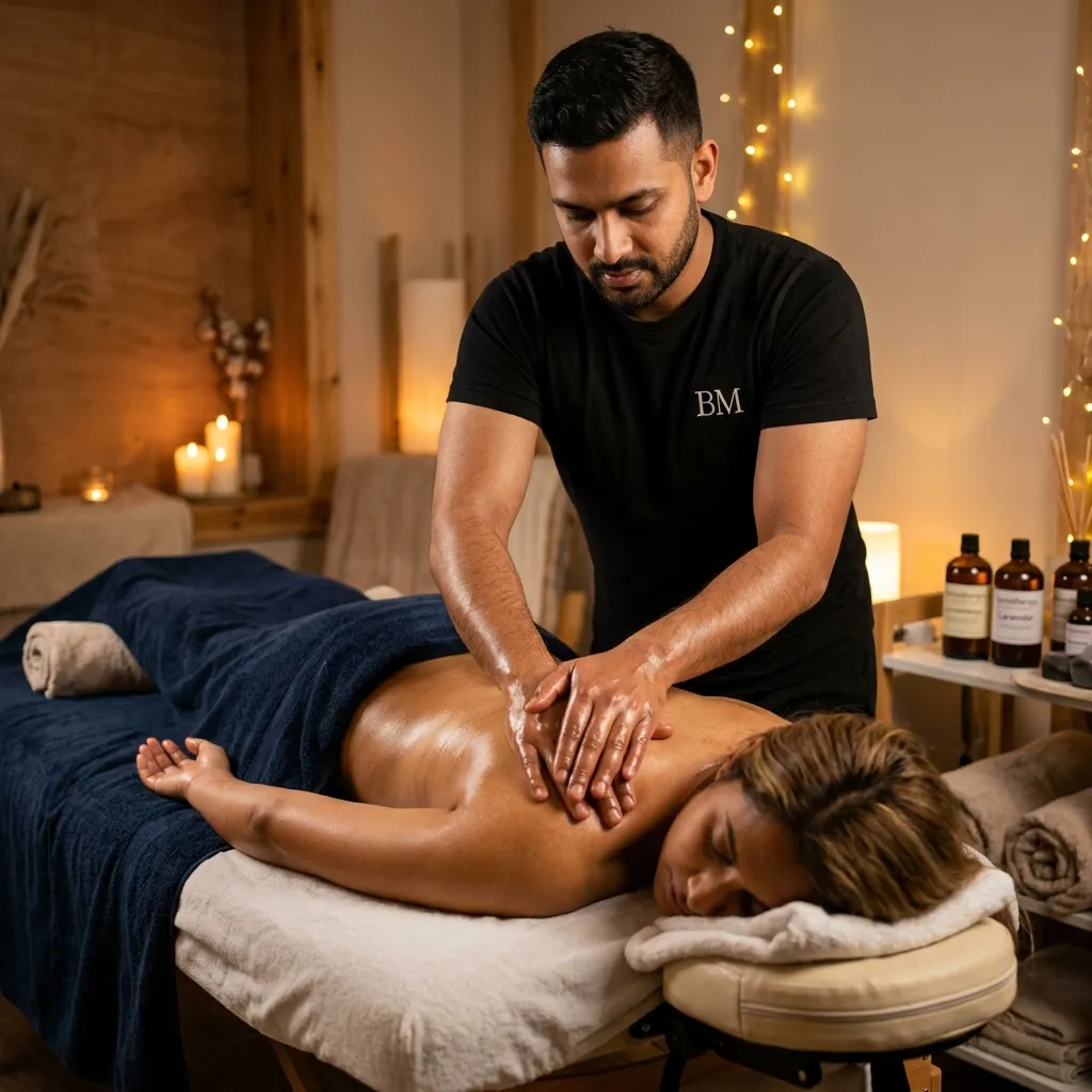 Aromatherapy Back Therapy Massage Session